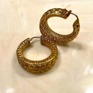 Ross Simons gold hoop earrings